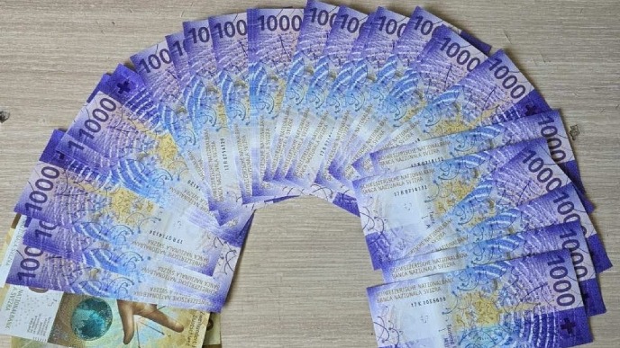 Zaplena novca, nakita i odeće